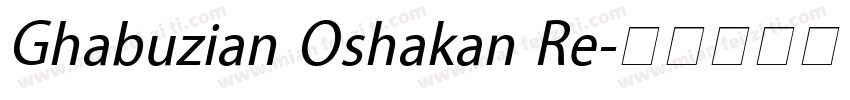 Ghabuzian Oshakan Re字体转换